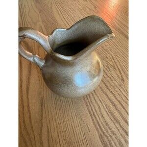 Frankoma Vintage Small Pitcher 40A Brown‎ Glaze, Mid-Century or earlier